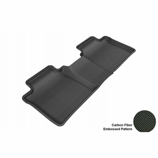 3D Maxpider TOYOTA CAMRY 2007-2011/ LEXUS ES350 2007-2012 KAGU BLACK R2 Floor Mat L1TY00421509